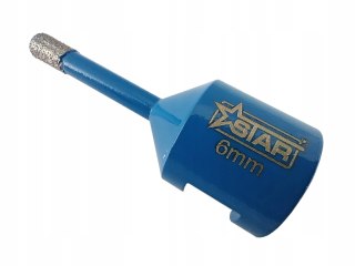 Wiertło diamentowe koronka do twardego gresu, glazury M14 6 mm STAR 51-0206