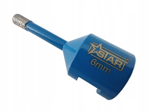 Wiertło diamentowe koronka do twardego gresu, glazury M14 6 mm STAR 51-0206