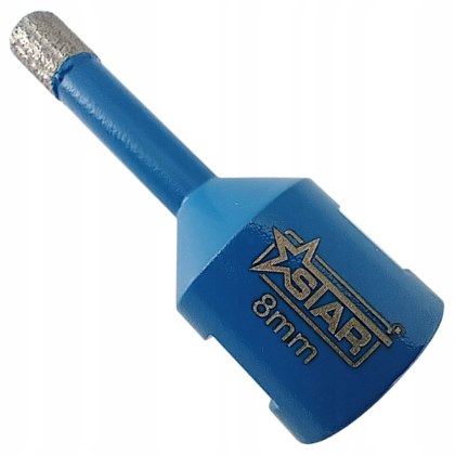 Wiertło diamentowe koronka do twardego gresu, glazury M14 8 mm STAR 51-0208