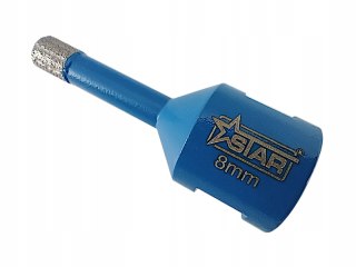Wiertło diamentowe koronka do twardego gresu, glazury M14 8 mm STAR 51-0208