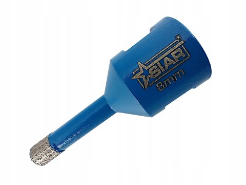Wiertło diamentowe koronka do twardego gresu, glazury M14 8 mm STAR 51-0208