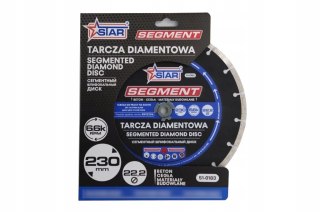 Wytrzymała tarcza diamentowa 230 mm segmentowa 51-0183