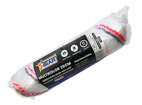 Zapas wałka multikolor 25cm farby emulsyjne lateksowe STAR 40-0124