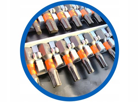 Zestaw bitów 47 elementów 1/4 cala w estetycznej skrzynce STAR 05-0110