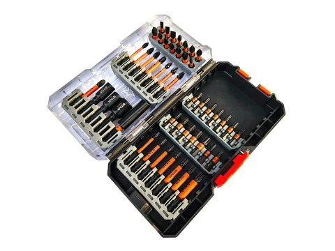 Zestaw bitów 47 elementów 1/4 cala w estetycznej skrzynce STAR 05-0110