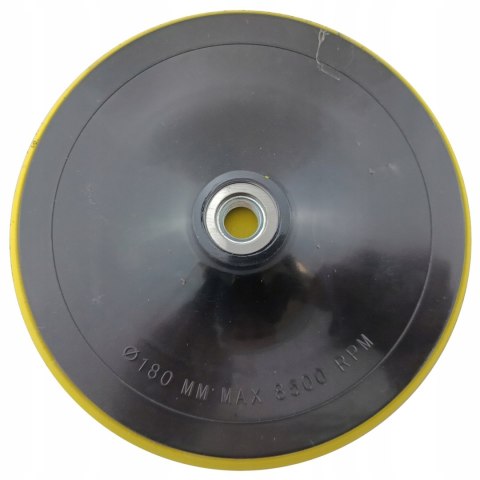 Dysk szlifierski z adapterem 180 mm gwint M14 mocowanie na rzep STAR 02-180