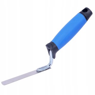 Kielnia fugowa nierdzewna 12 mm nowy niebieski uchwyt gumowy Instar