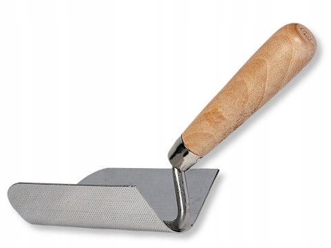 Kielnia wewnętrzna kątowa półokrągła 120 mm uchwyt drewniany Instar 0806