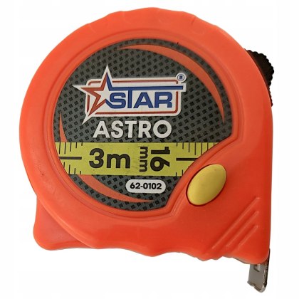 Miara zwijana ASTRO 3 m x 16 mm trwała precyzyjna STAR 62-0102