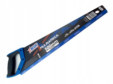 Piła płatnica 500 mm uniwersalna ręczna do drewna 7TPI STAR 01-150