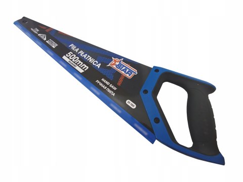 Piła płatnica 500 mm uniwersalna ręczna do drewna 7TPI STAR 01-150