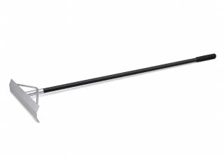 Zgarniacz aluminiowy z hakiem do rozprowadzania betonu 508x102x1530 30-0699